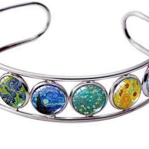 Blazing Autumn Van Gogh Cuff Bracelet