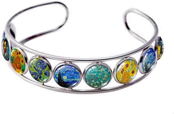 Blazing Autumn Van Gogh Cuff Bracelet
