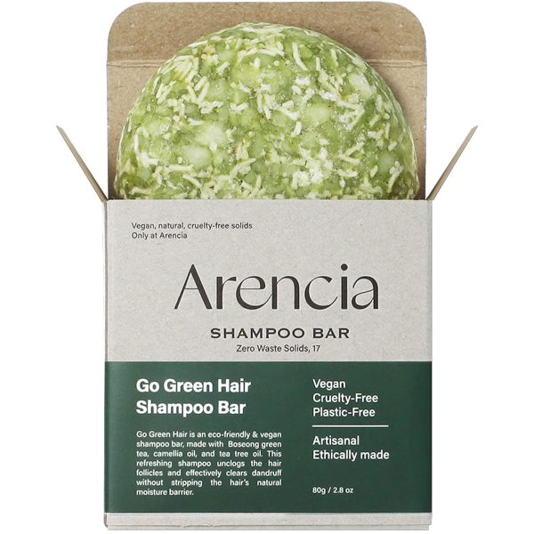 ARENCIA Go Green Tea Tree Shampoo Bar for Dandruff