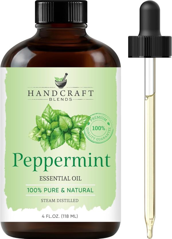 Peppermint Essential Oil – Huge 4 Fl Oz
